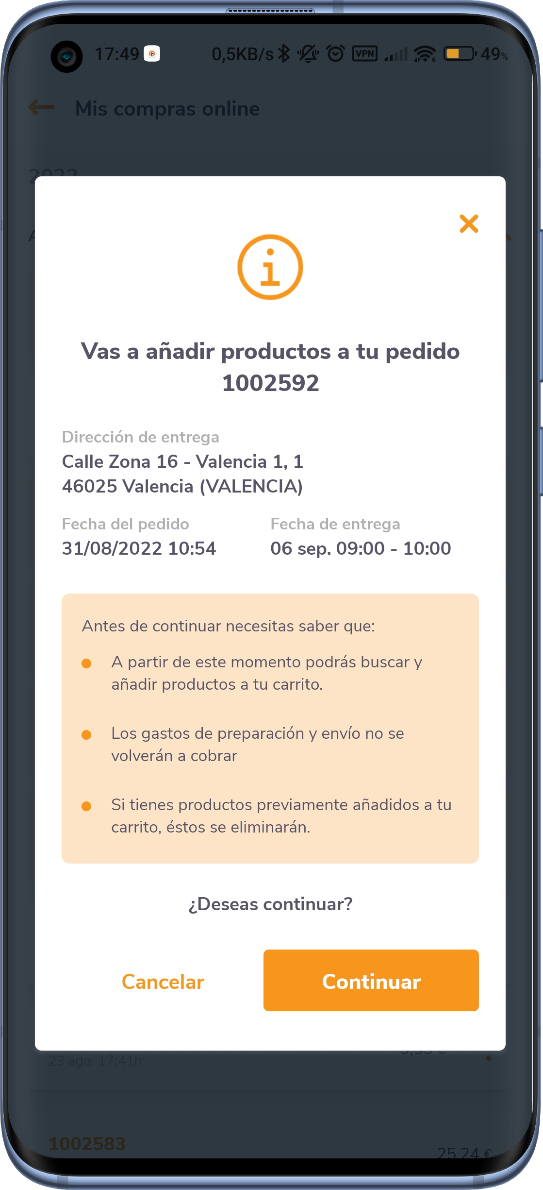 añadir productos
