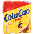 Batido Cola Cao Energy Pack de 3 Botellin