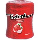 Chicle Grageado Fresa Bote