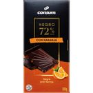 Chocolate Negro 72% Cacao con Naranja