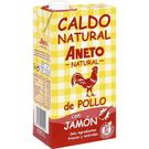 Caldo Natural de Pollo Con Jamón