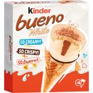 Cono Kinder Bueno White