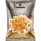 Conos de Maíz Sabor Queso y Bacón