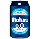 Cerveza 0,0 Rubia Lata