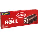 Duo Roll, Bizcocho Cacao Relleno Nata, 4 Unidades