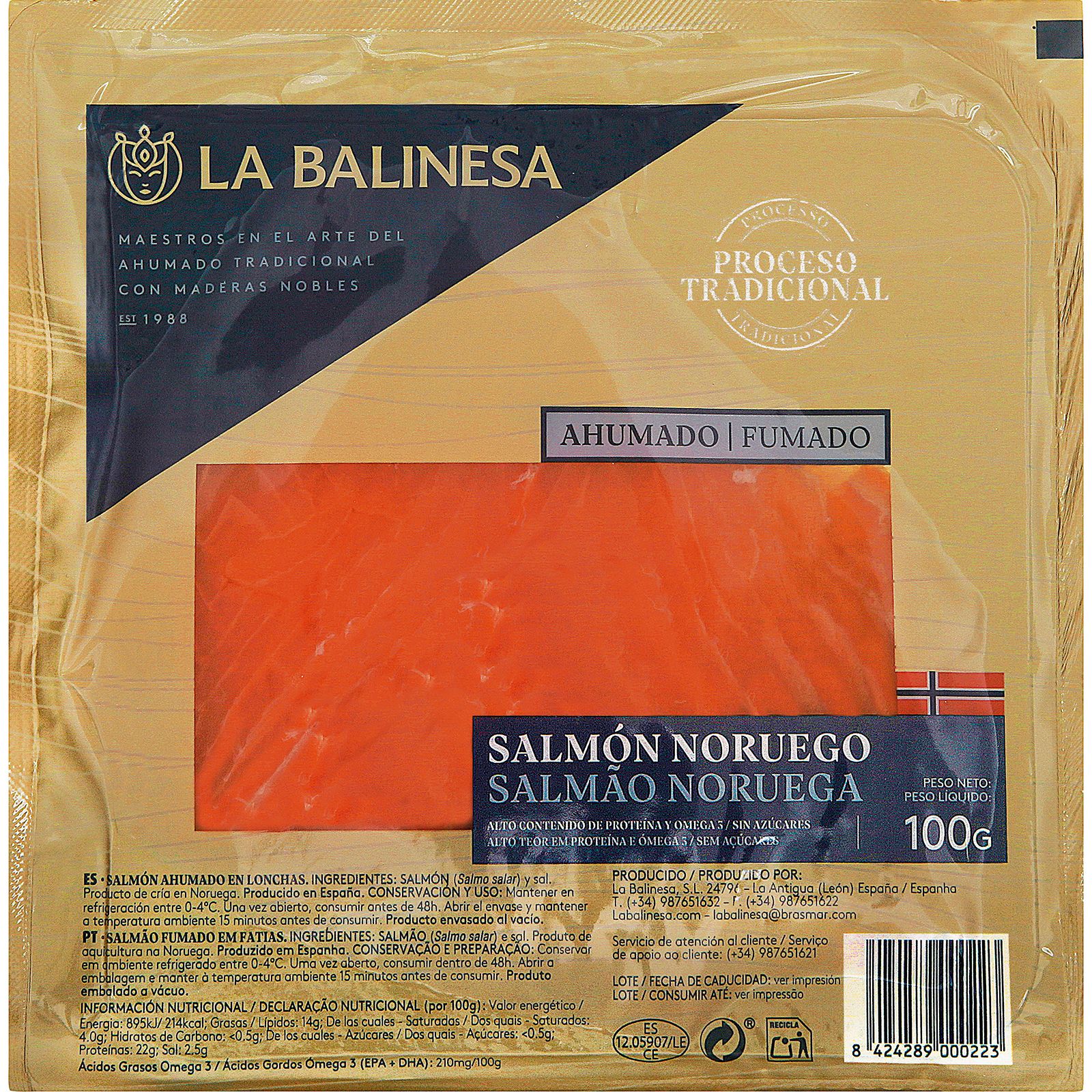 Salmón Ahumado Noruego