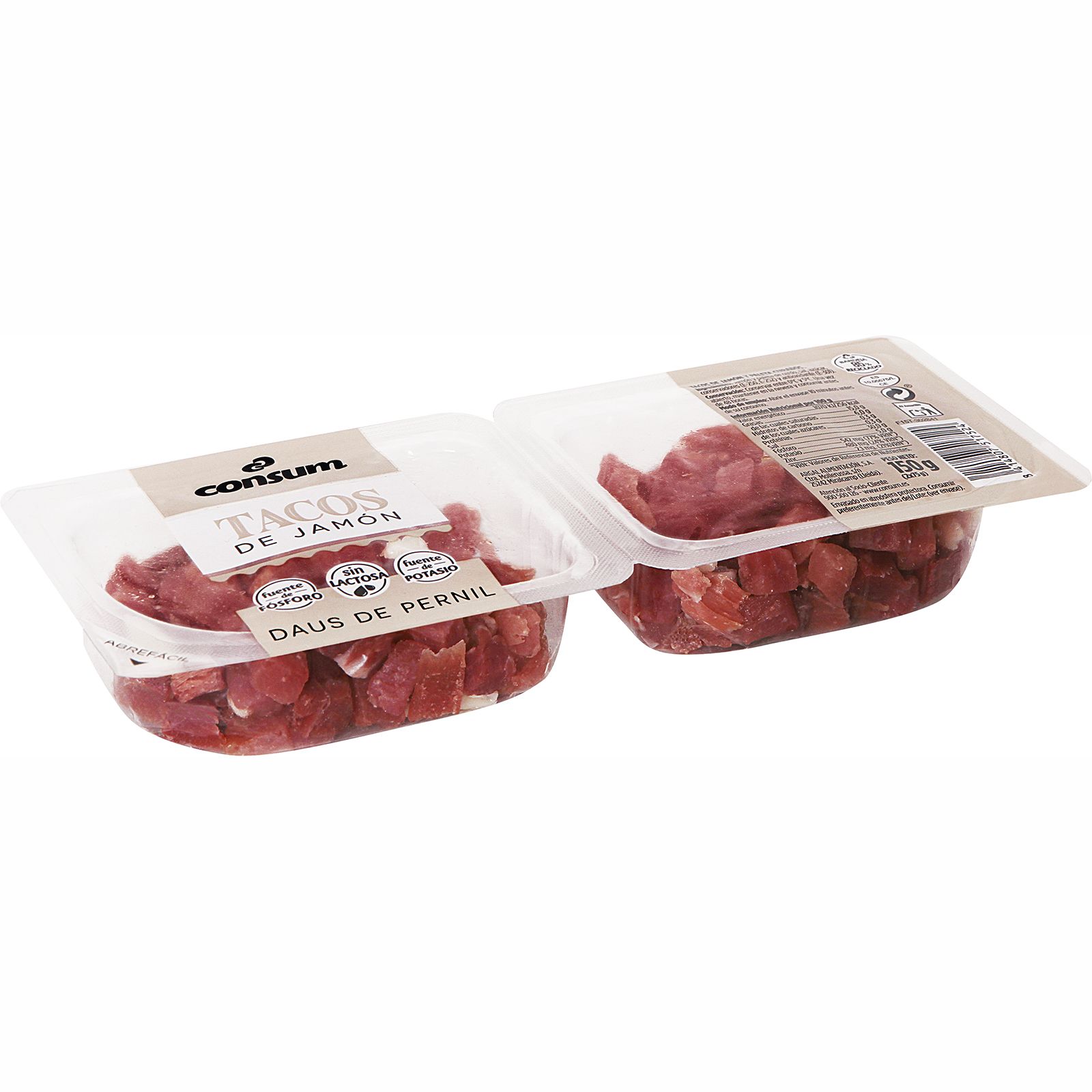 Tacos de Jamón Curado Pack de 2 Unidades