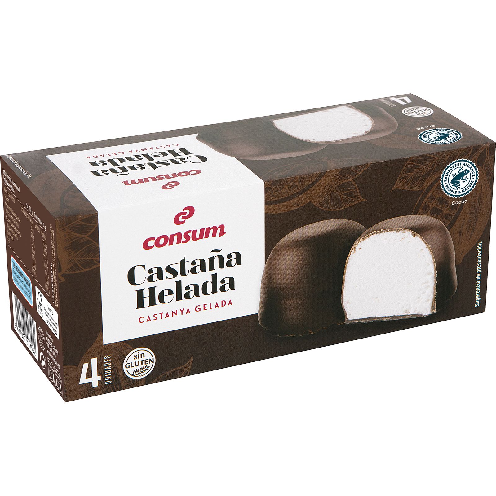 Castañas de Nata Pack de 4 Und. 320 Ml.