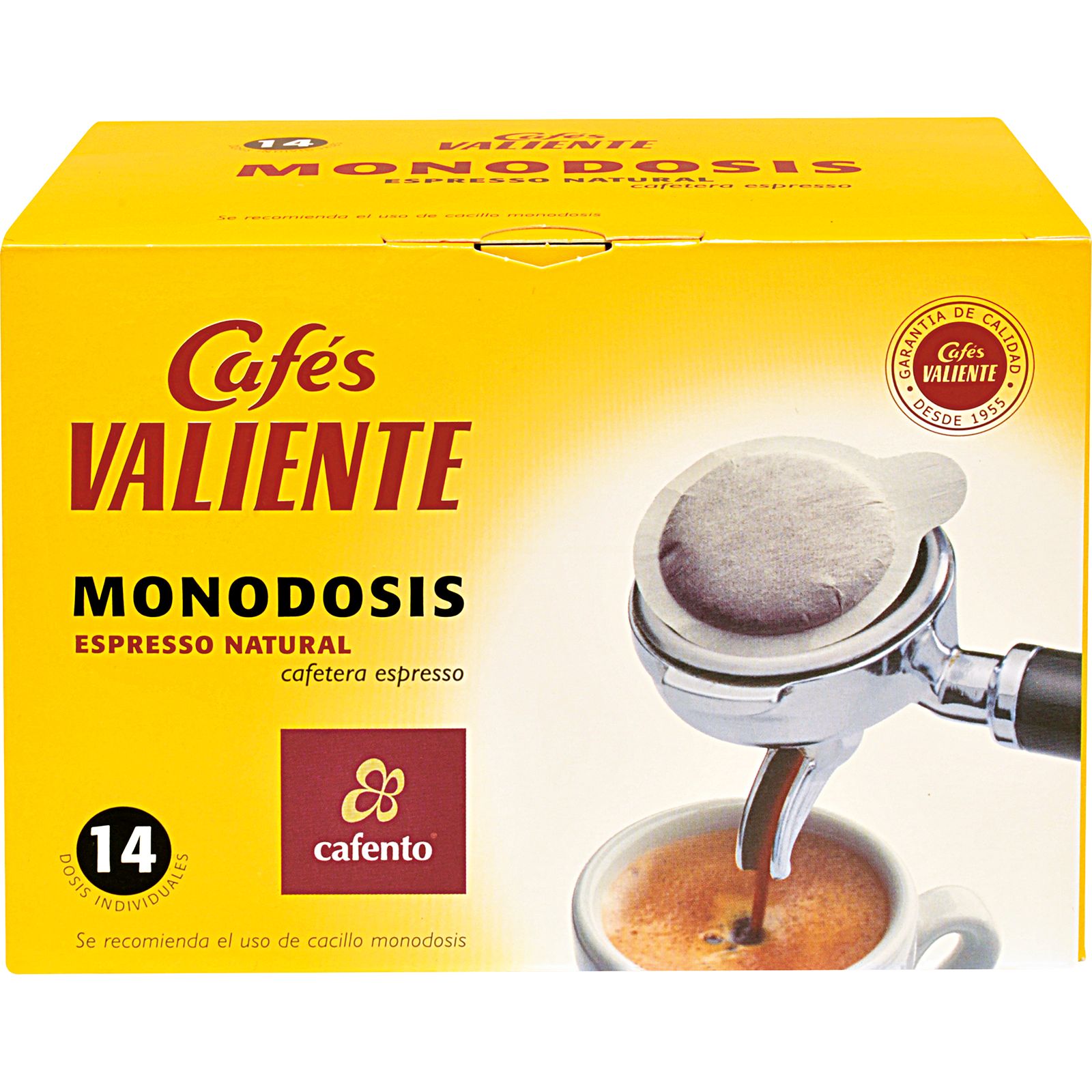 Café Monodosis Natural, Caja