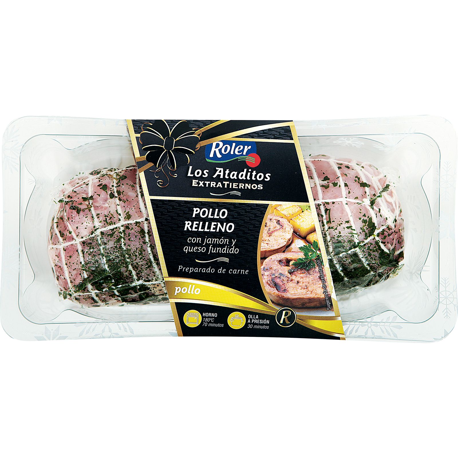 Relleno de Pollo Jamón York y Queso