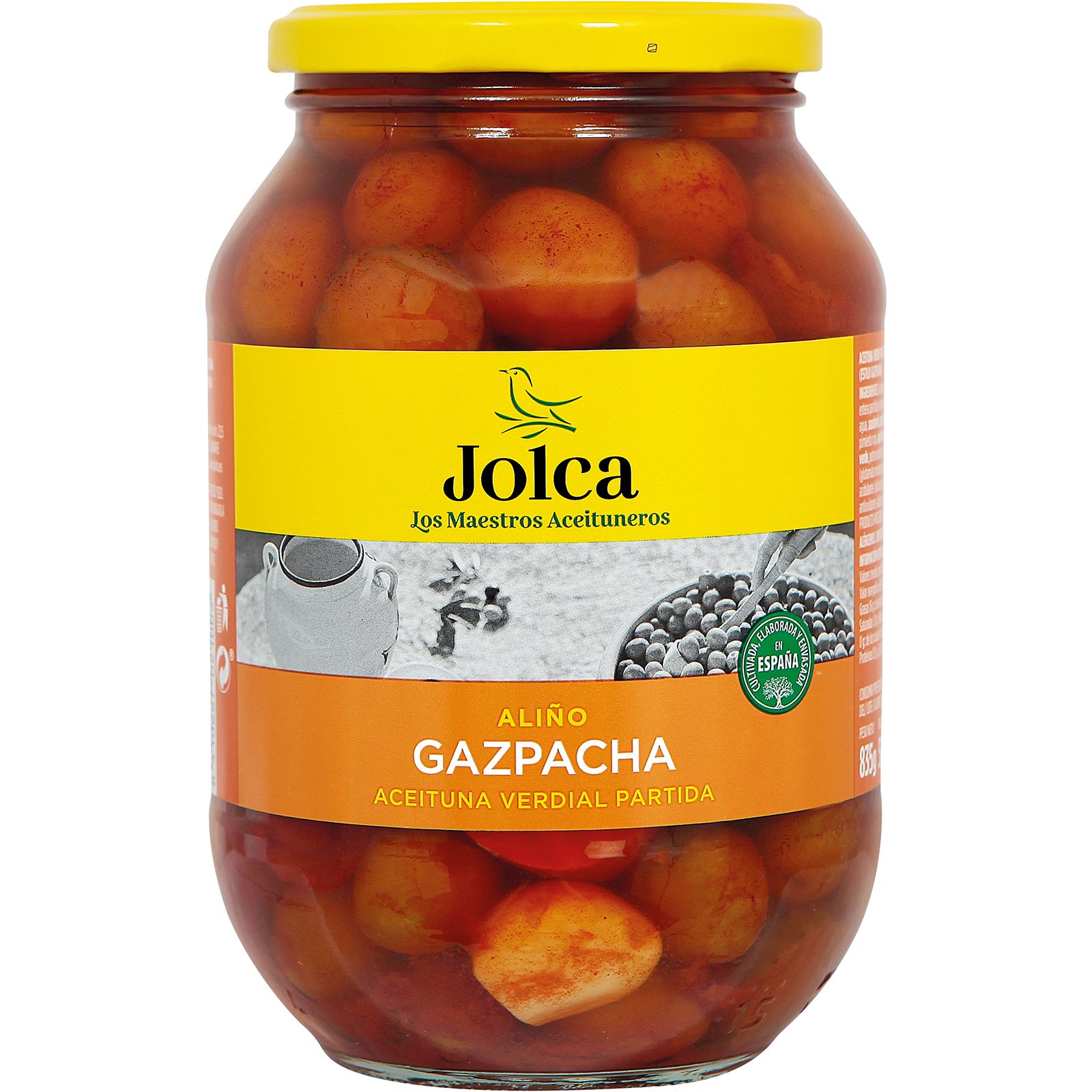 Aceituna Verde Verdial Partida Gazpacha