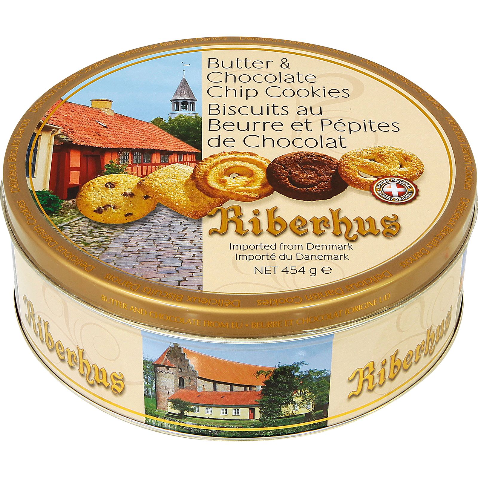 Galletas de Mantequilla Lata Redonda