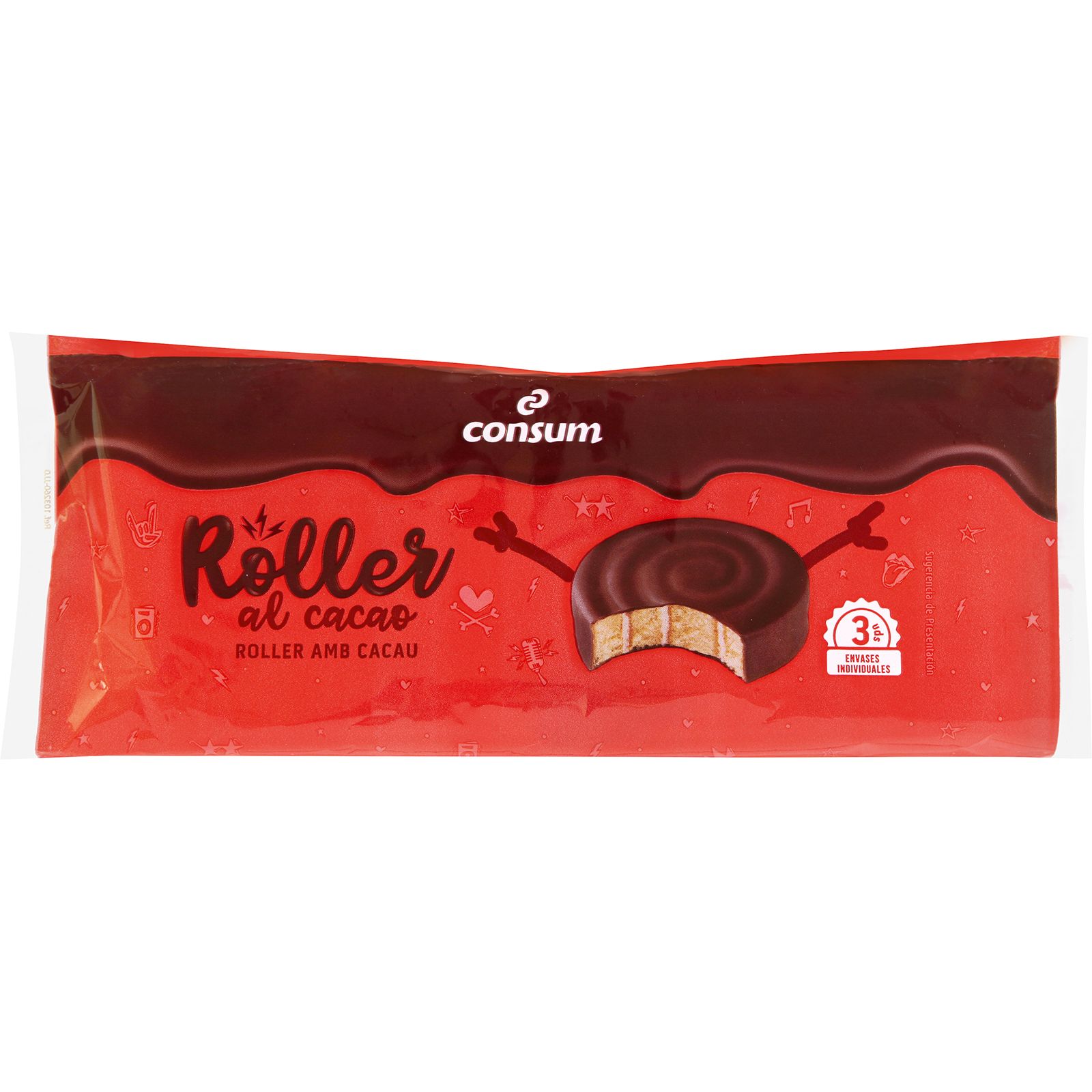 Roller al Cacao 3 unidades