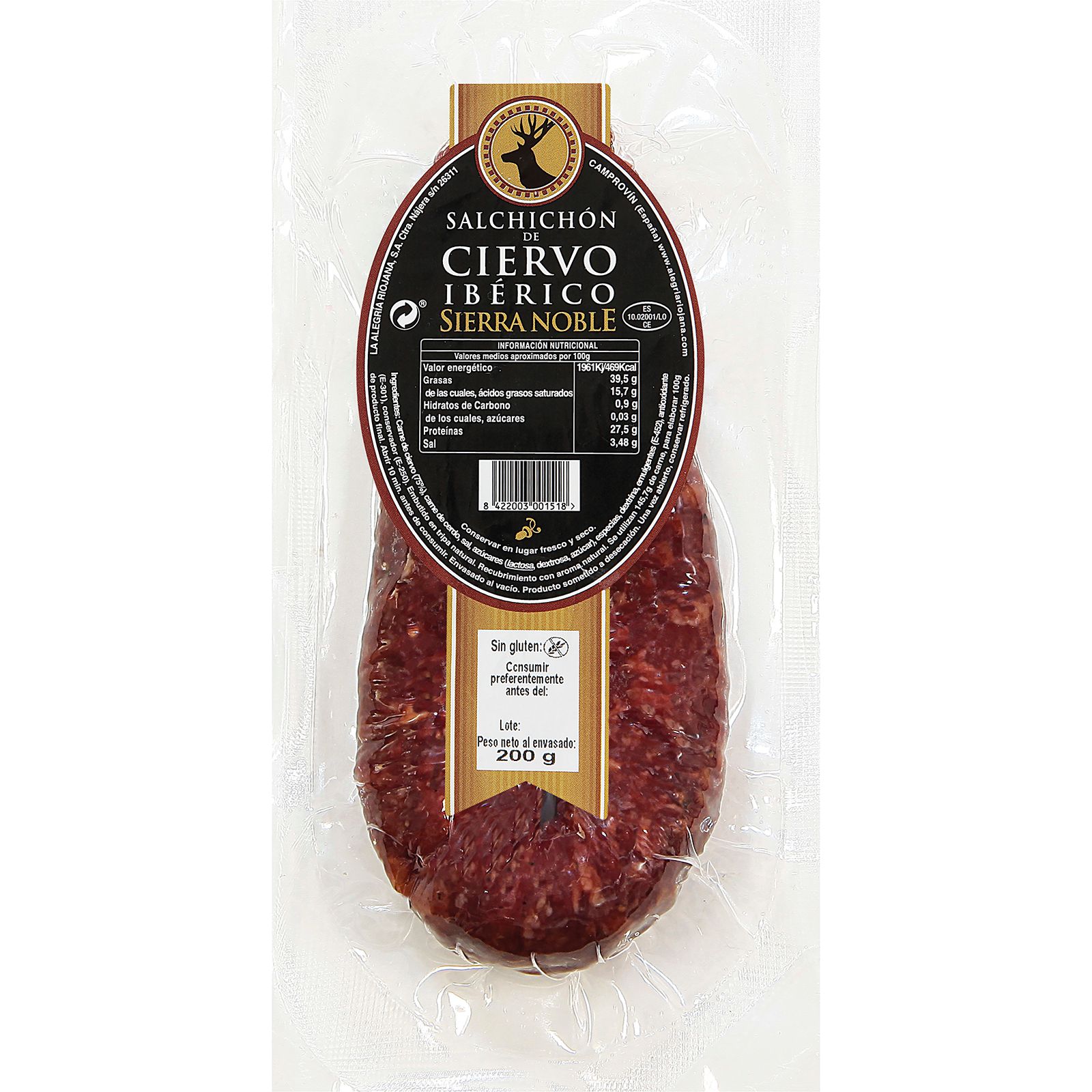 Salchichón de Ciervo Sarta