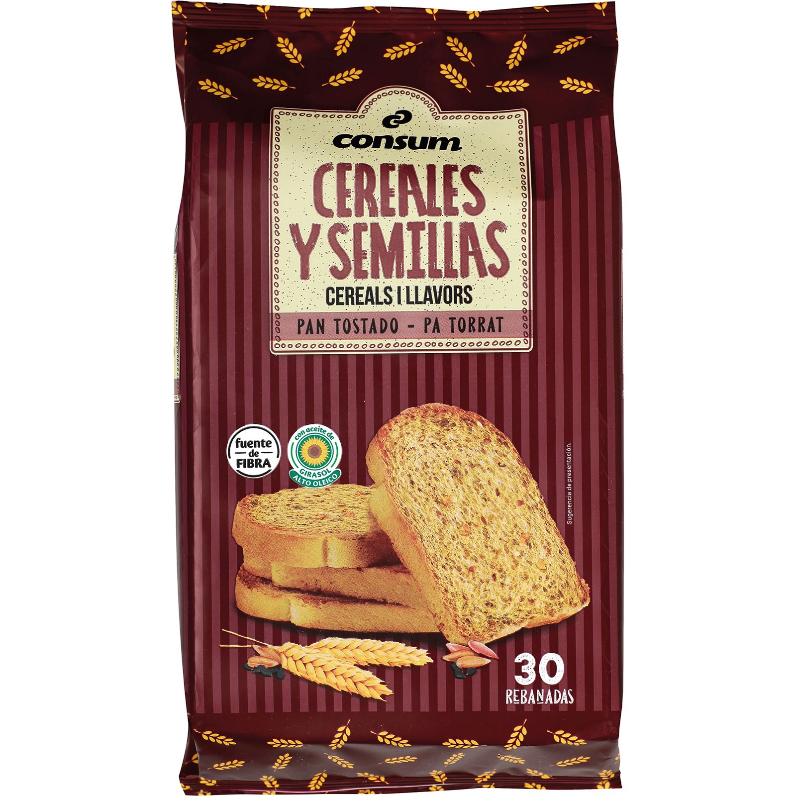 Pan Tostado Multicereales