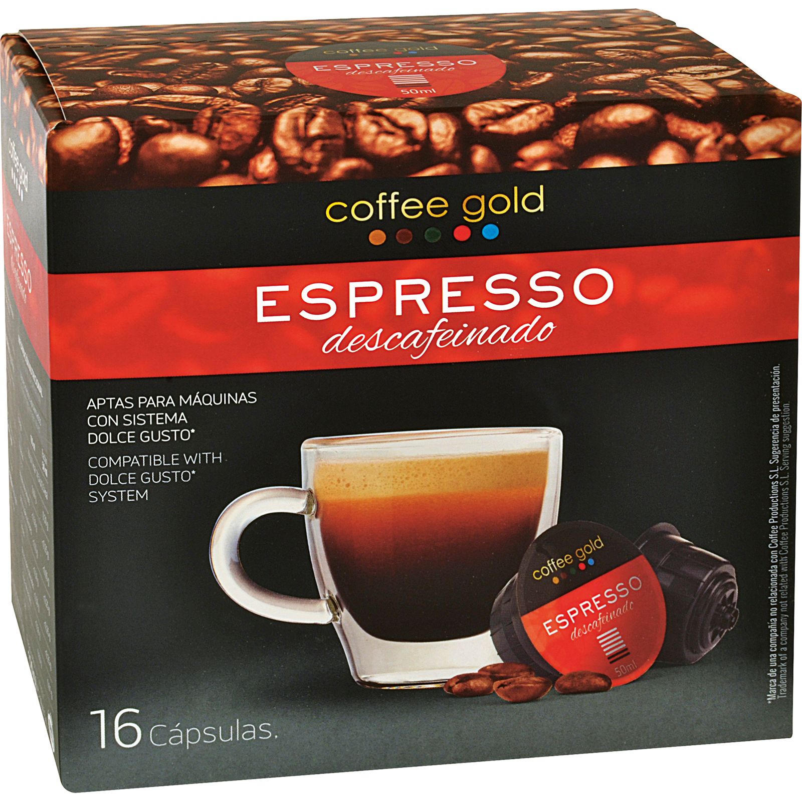 Café Espresso Descafeinado Cápsulas