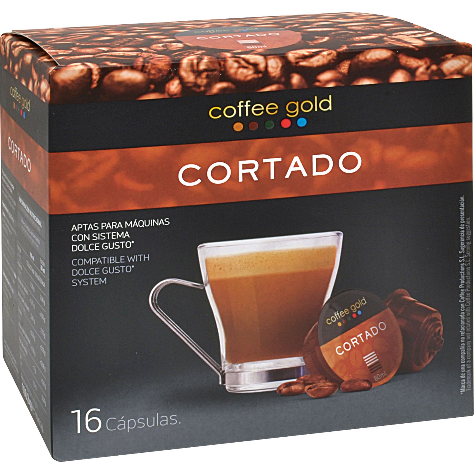 Café Espresso Cortado Cápsulas