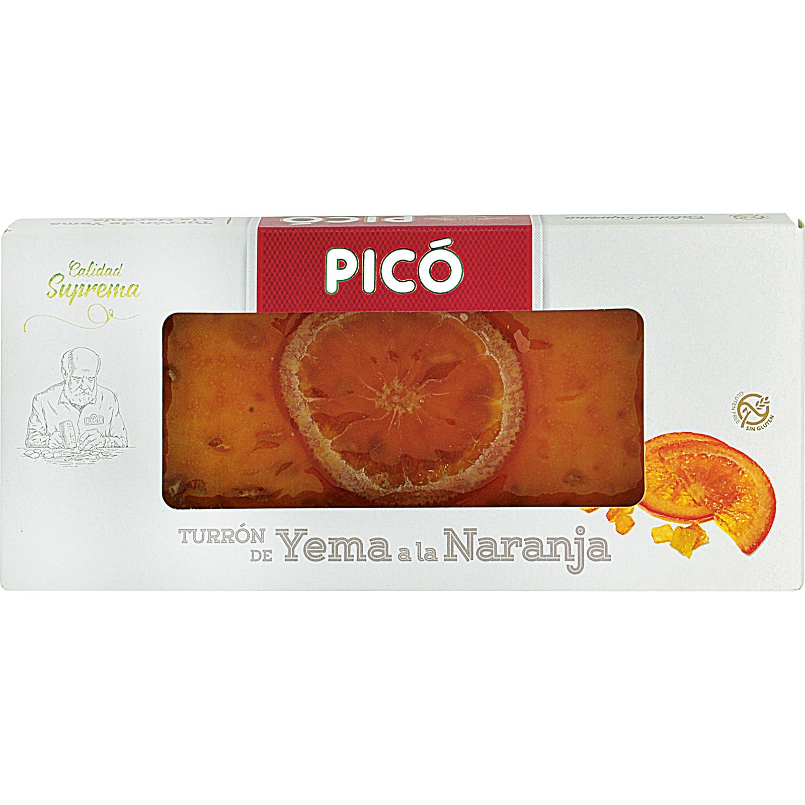 Turrón Yema con Naranja