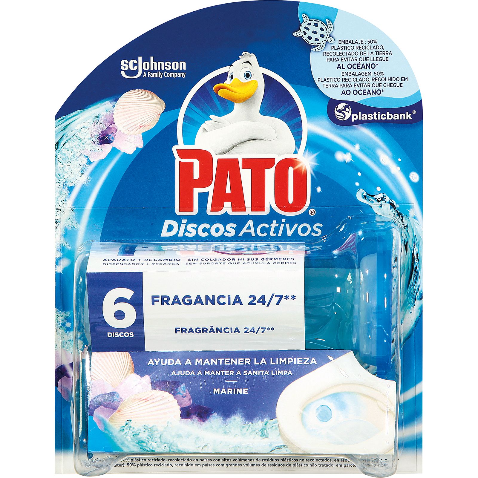 Discos Activos WC Frescor Marino