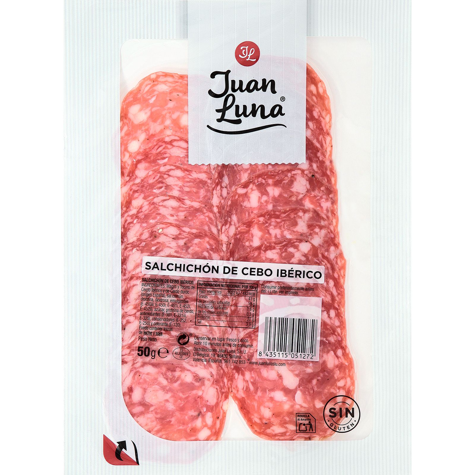 Salchichón Ibérico Lonchas