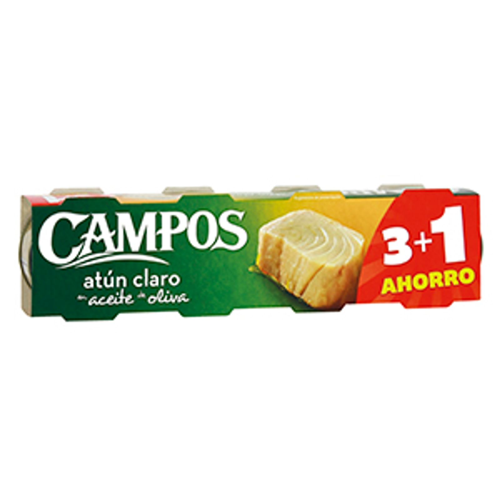 Atún Claro Aceite Oliva Pack 3 Más 1 Lata Gratis