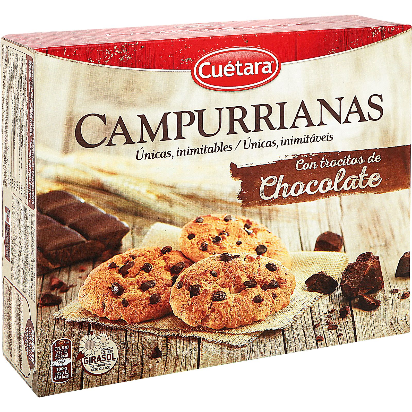 Campurrianas con Trocitos de Chocolate