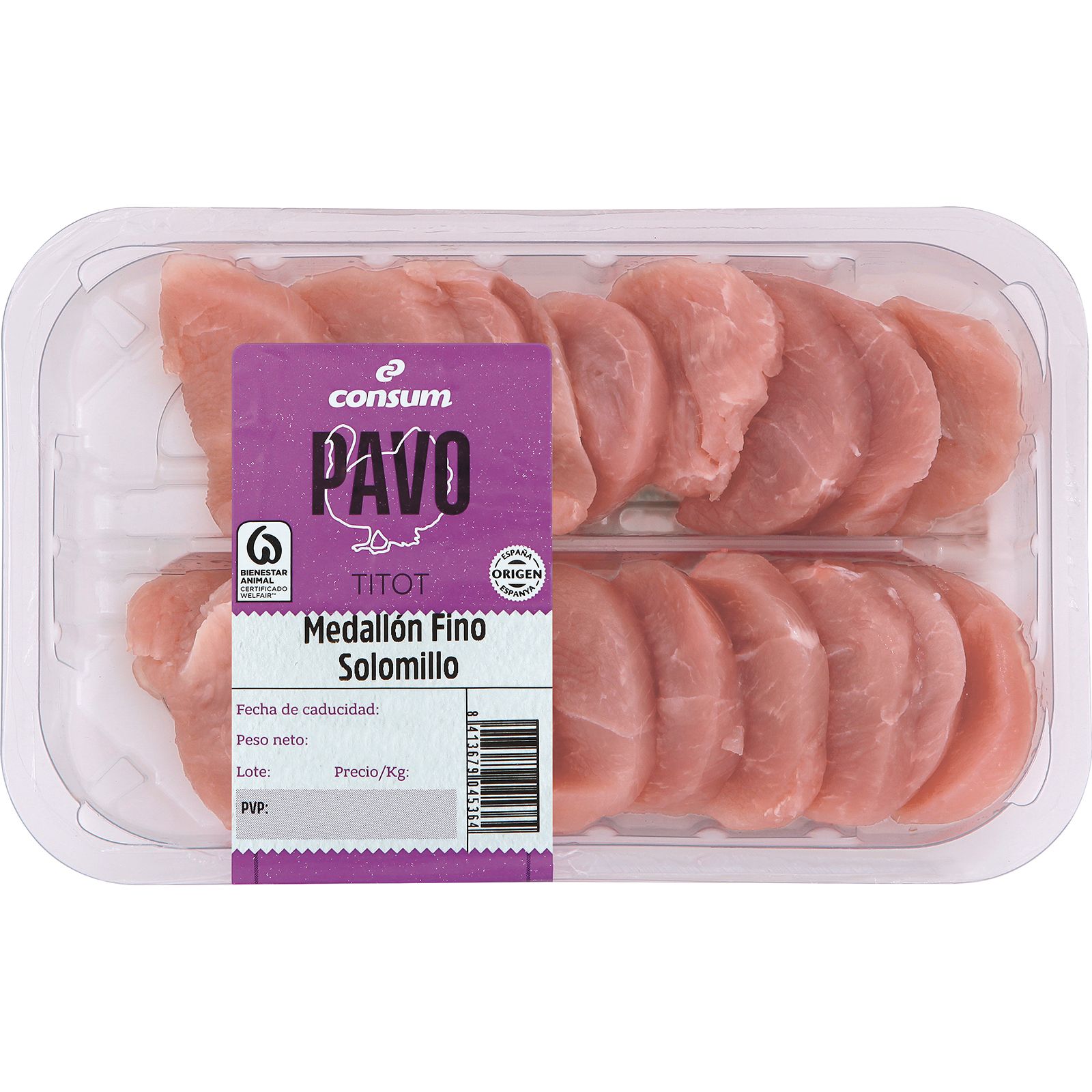 Medallón Solomillo Fino Pavo