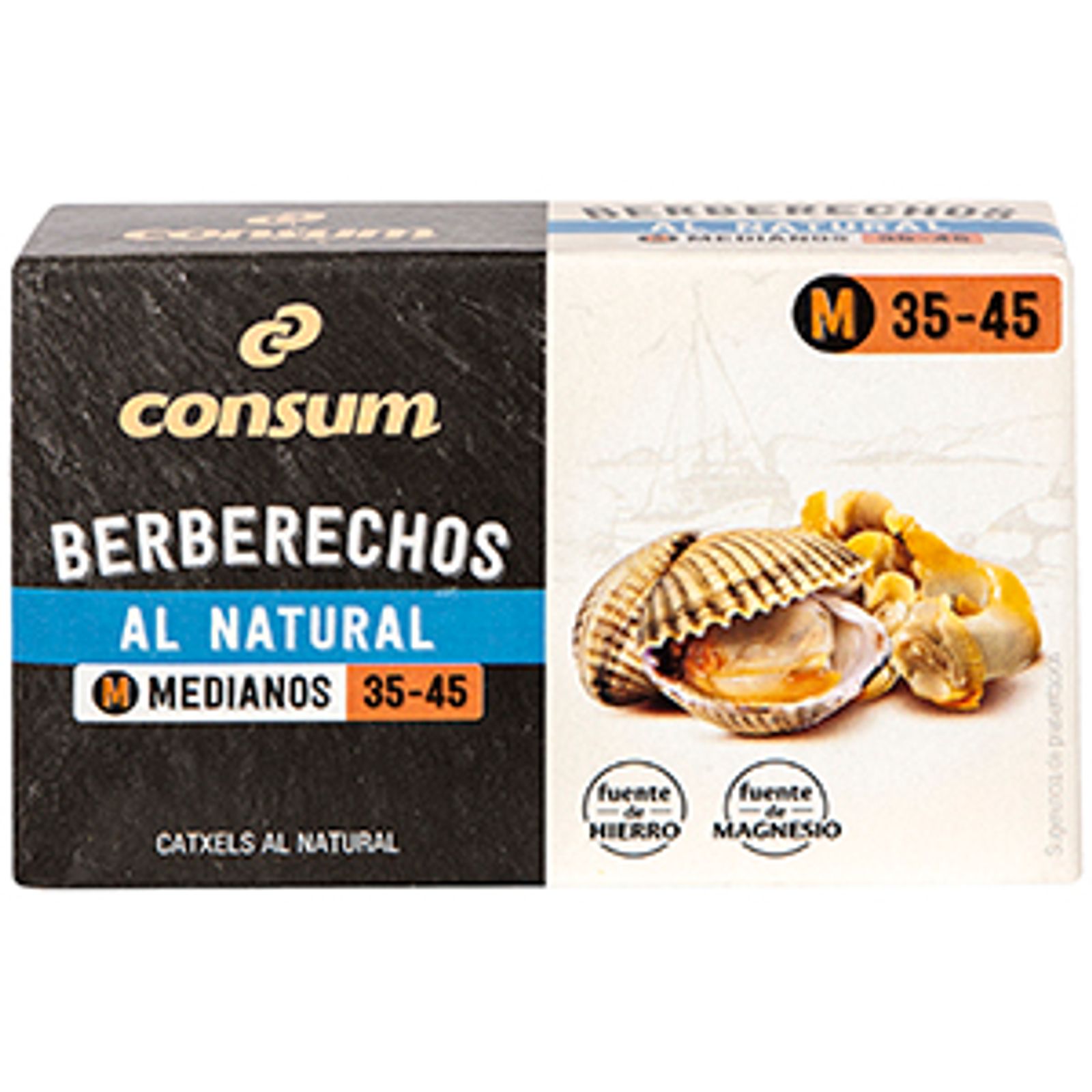 Berberechos al Natural 35/45 Piezas