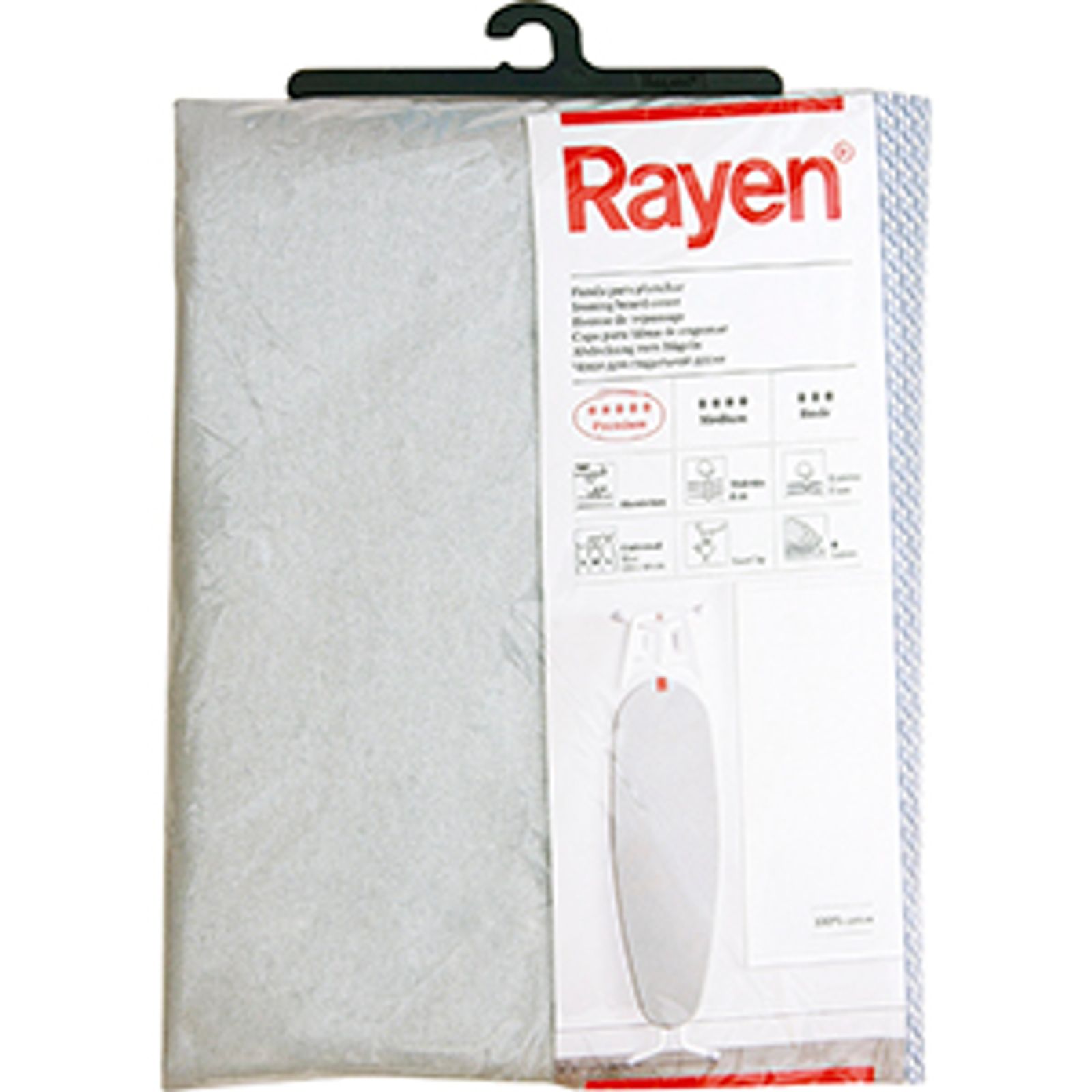 Funda de Planchar Gris de 47x130 cm