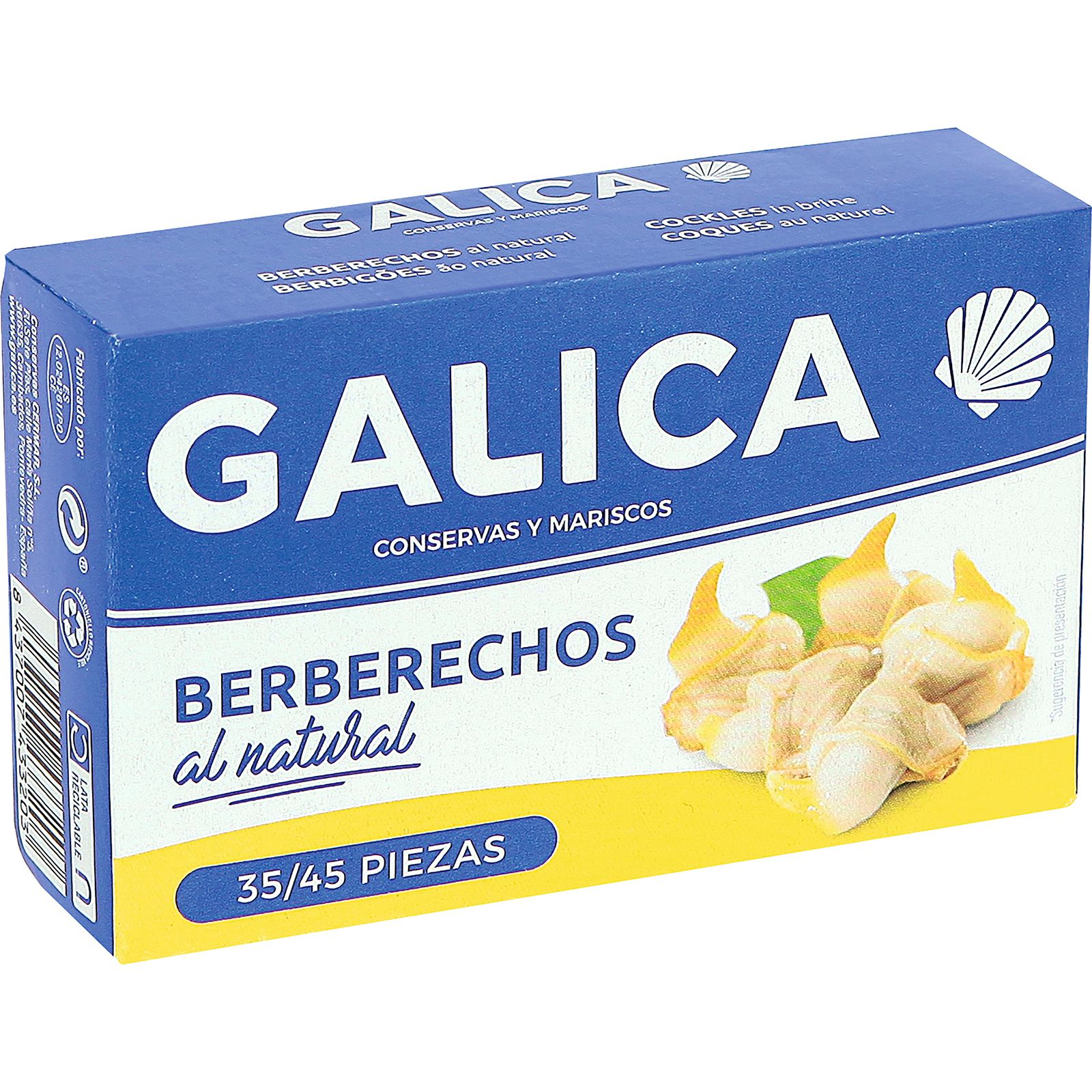 Berberechos al Natural 35/45