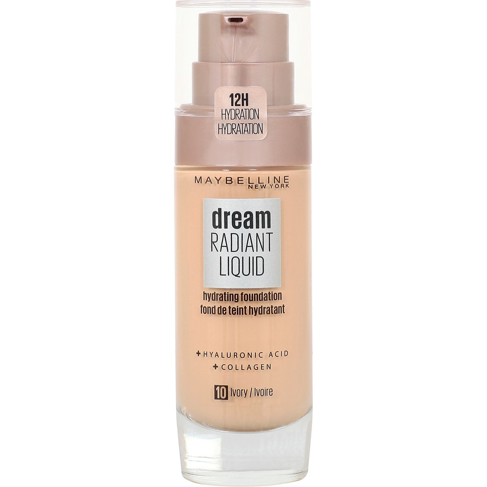 Maquillaje Radiant 10 Hialurónico + Colágeno