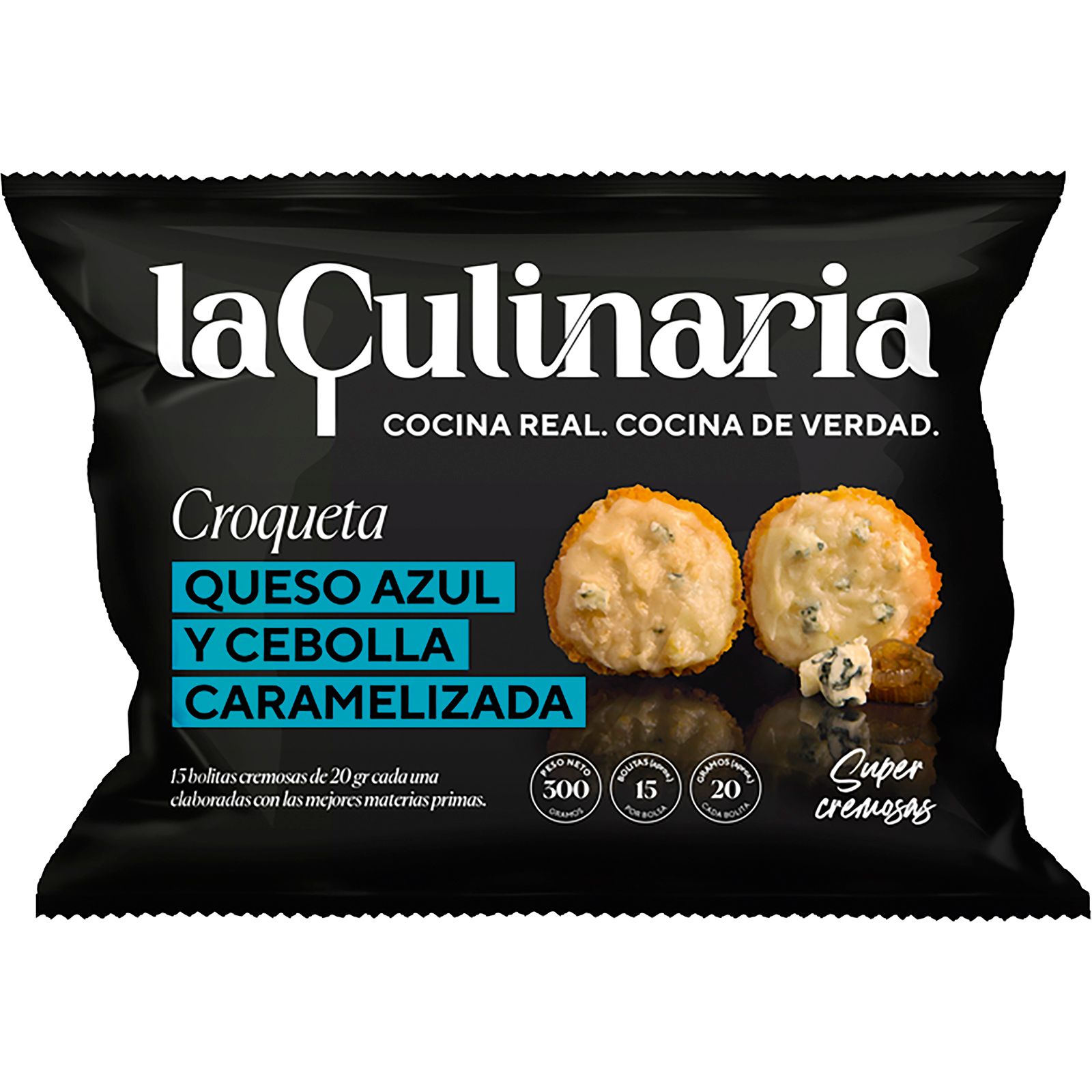 Croqueta de Queso Azul y Cebolla Caramelizada