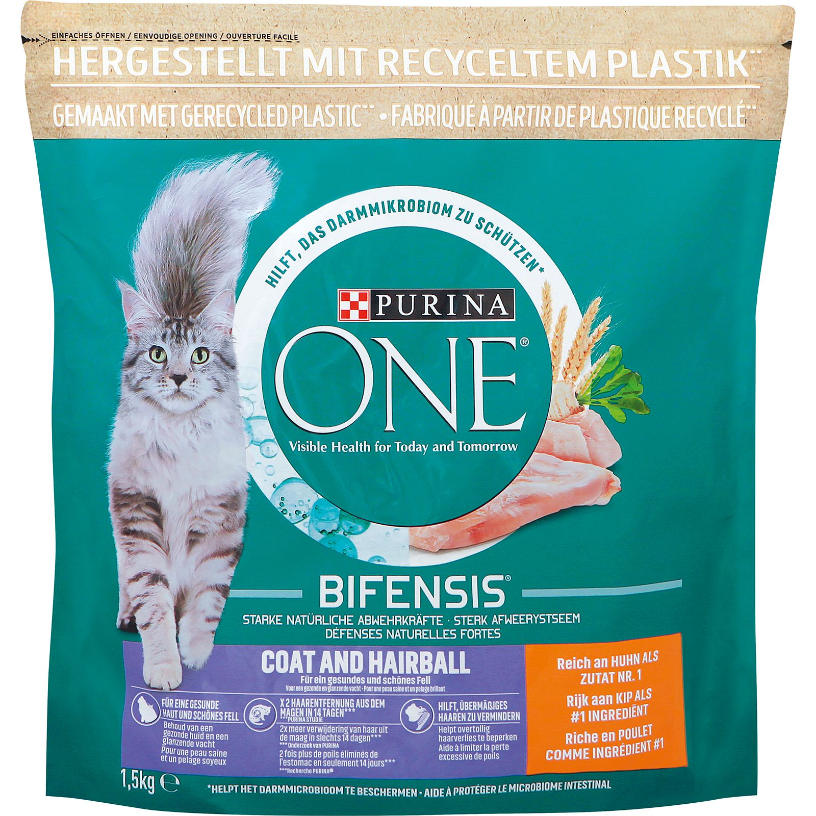 Comida Seca Gatos Hairball Bifensis