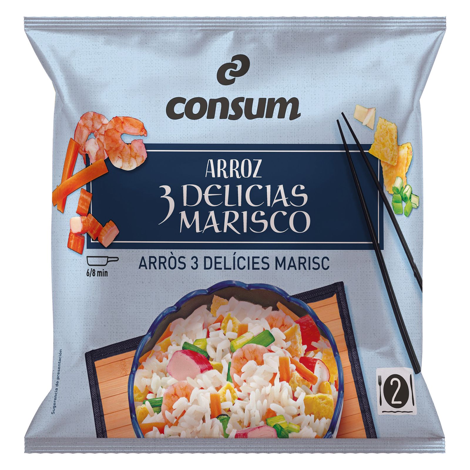 Arroz 3 Delicias Marisco