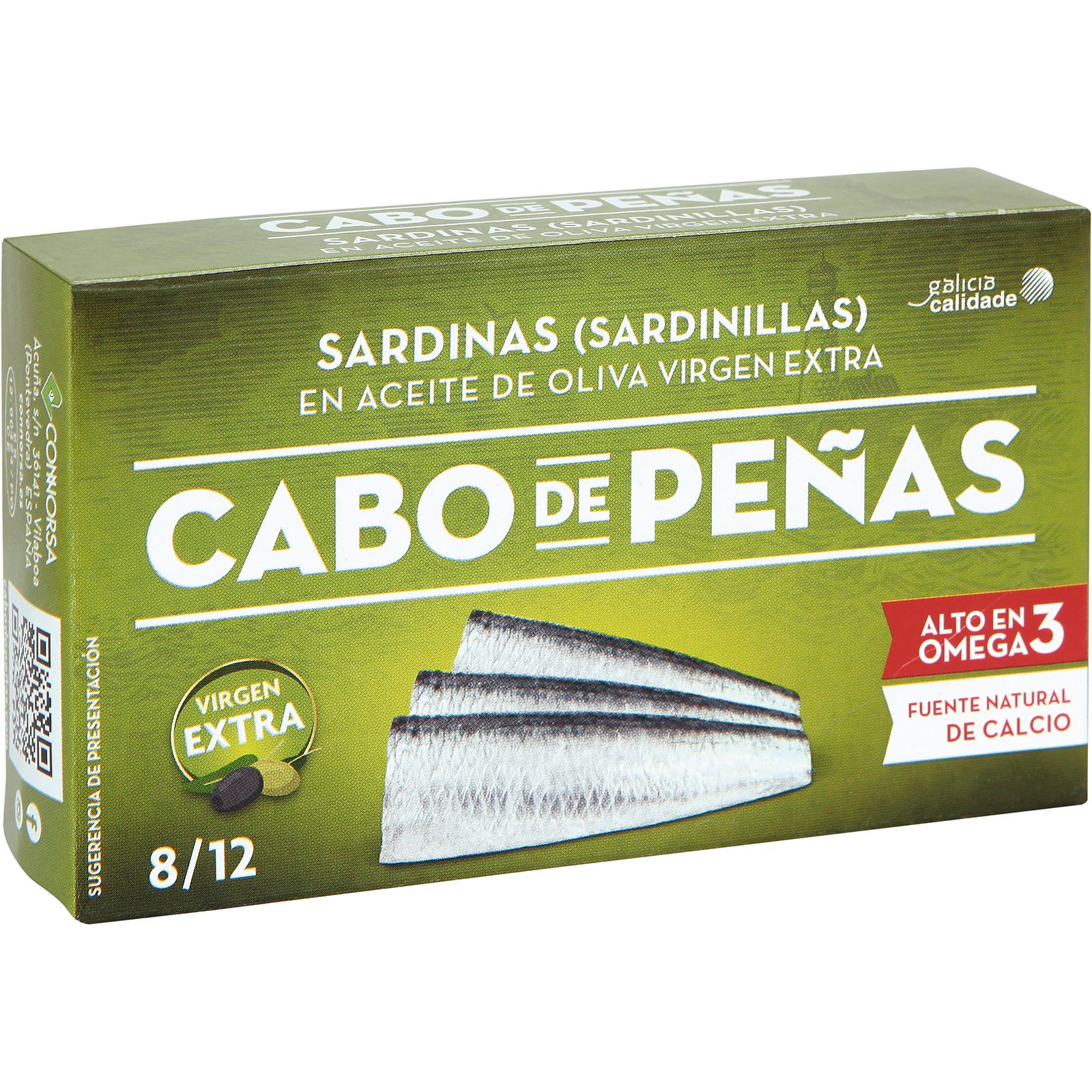 Sardinillas en Aceite Oliva Virgen Extra 8/12