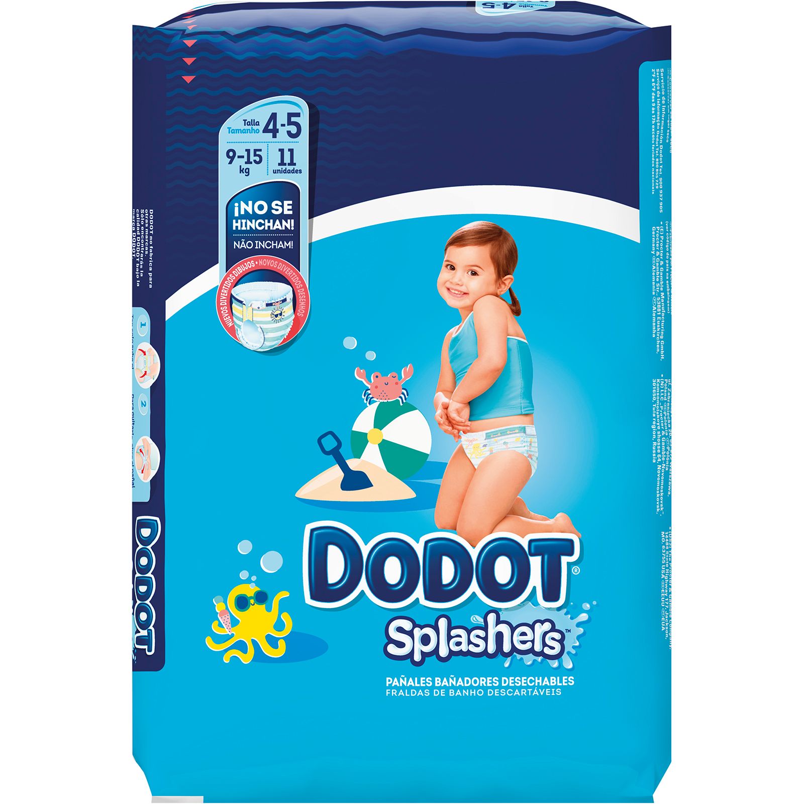 Bañador Desechable Splashers T4-5