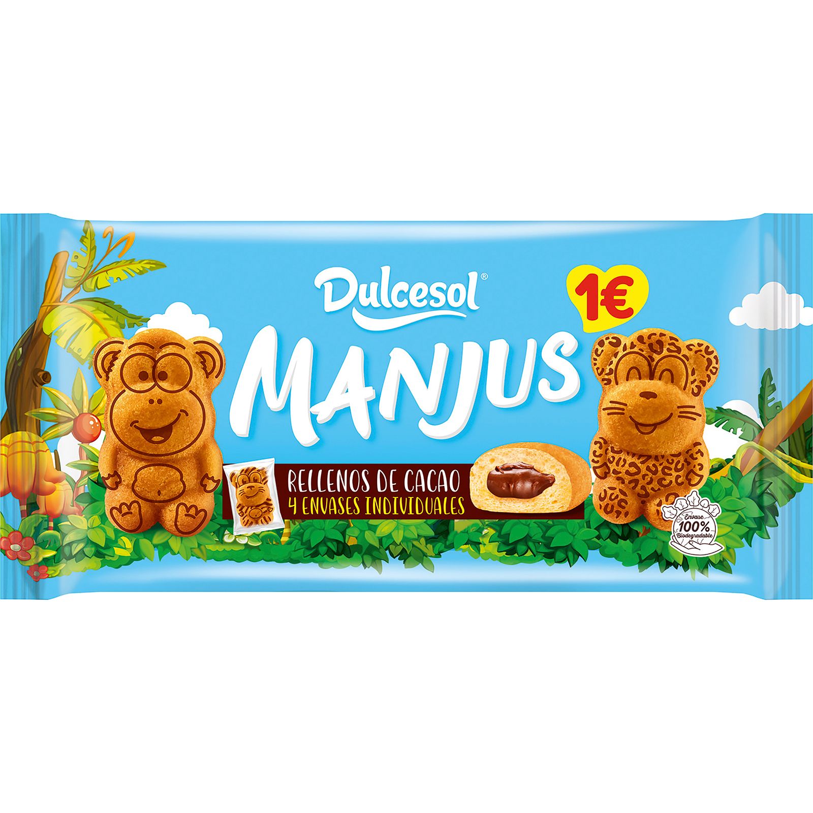 Macaco Manju Estuche 4 Unidades