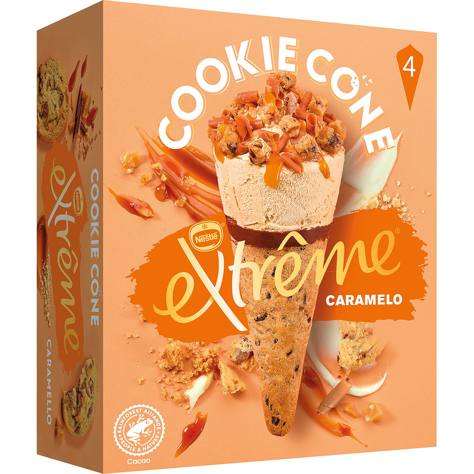 Cono Extreme Cookie Caramelo