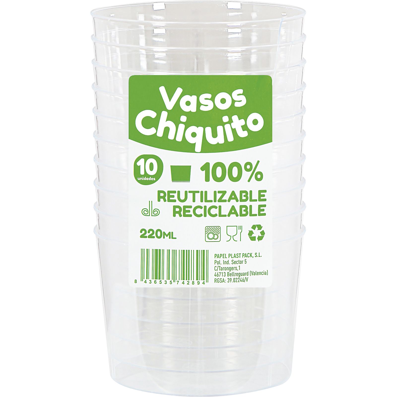 Vaso Chiquito 220 mL
