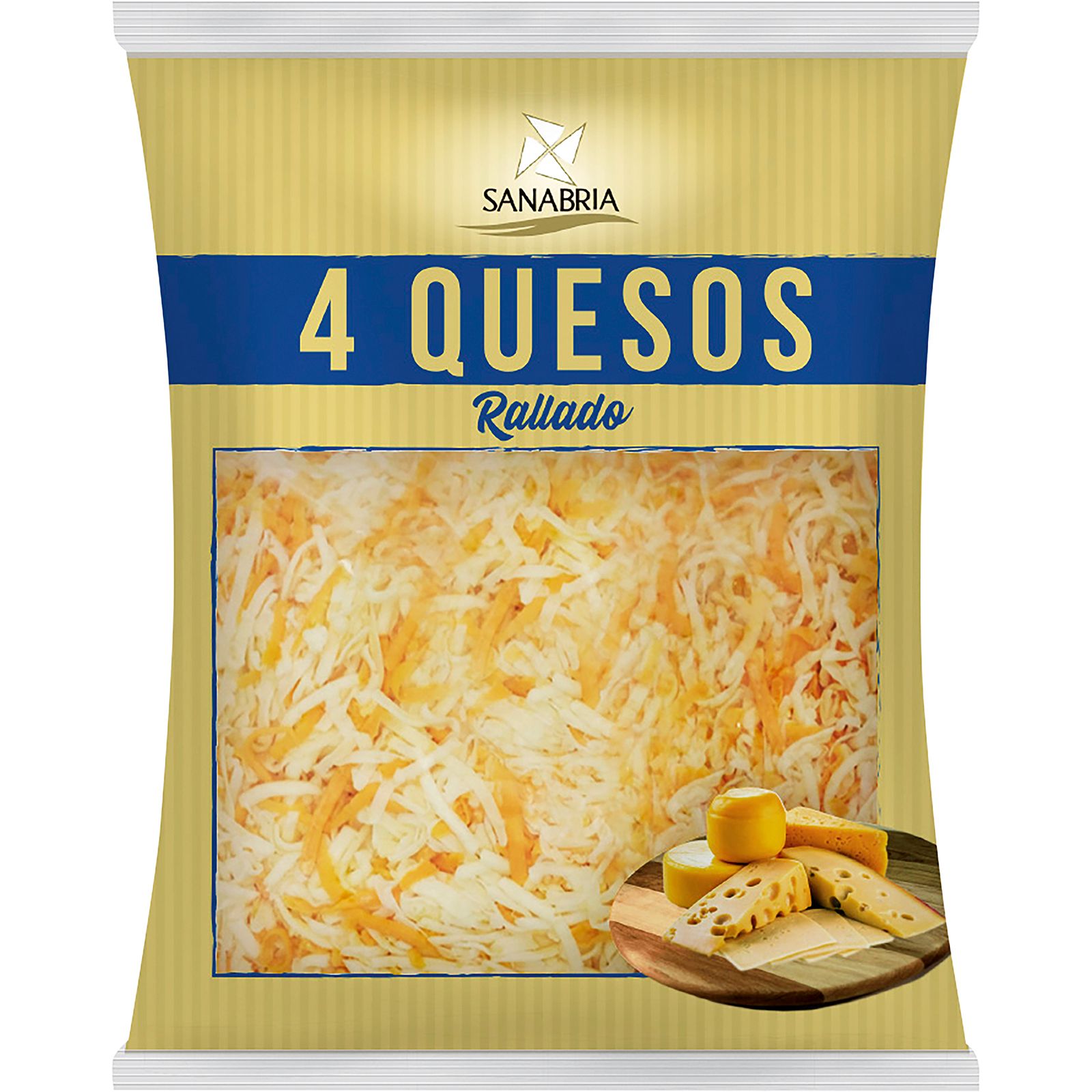 Queso Rallado 4 Quesos