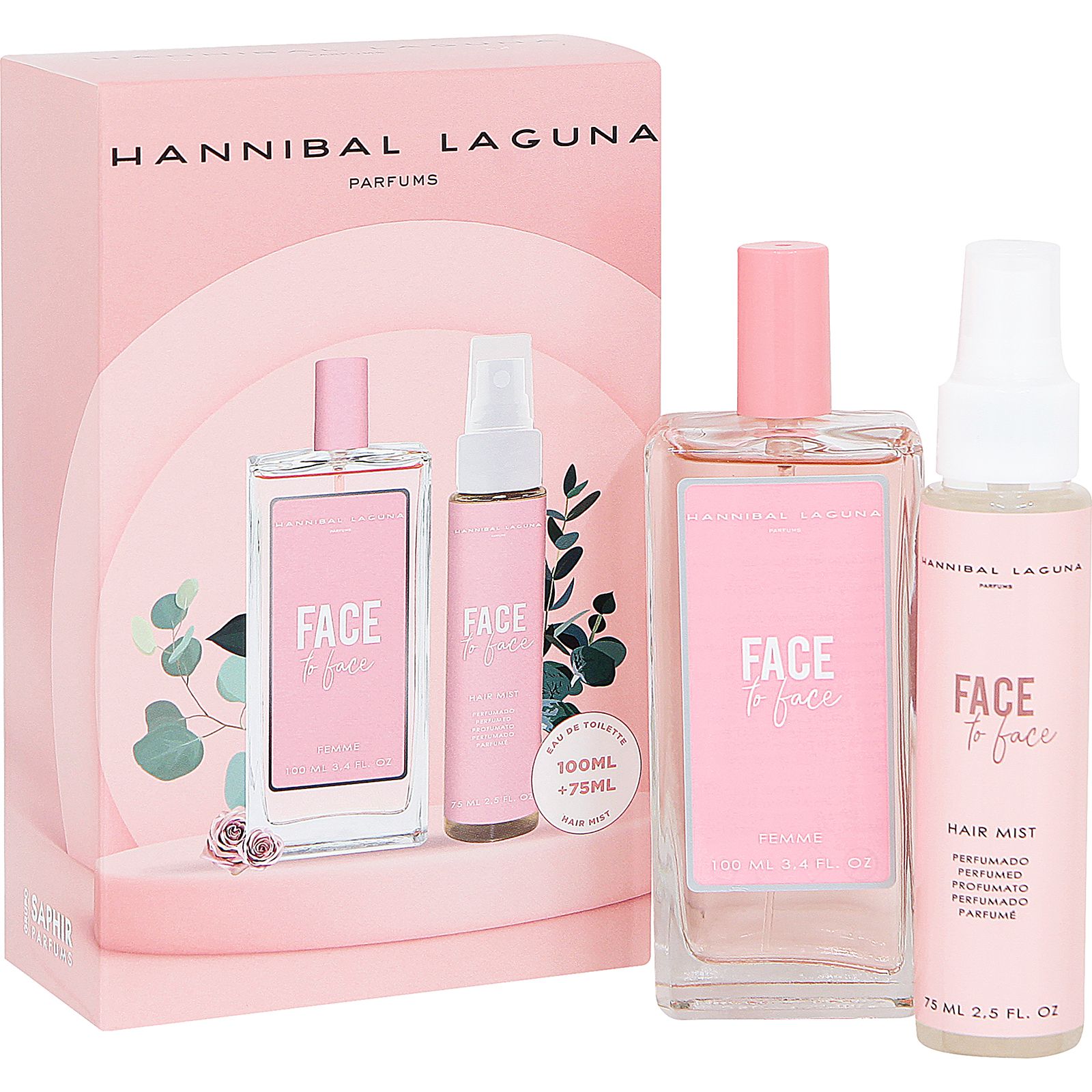Estuche Face To Face Duplo 100+Bruma Pelo