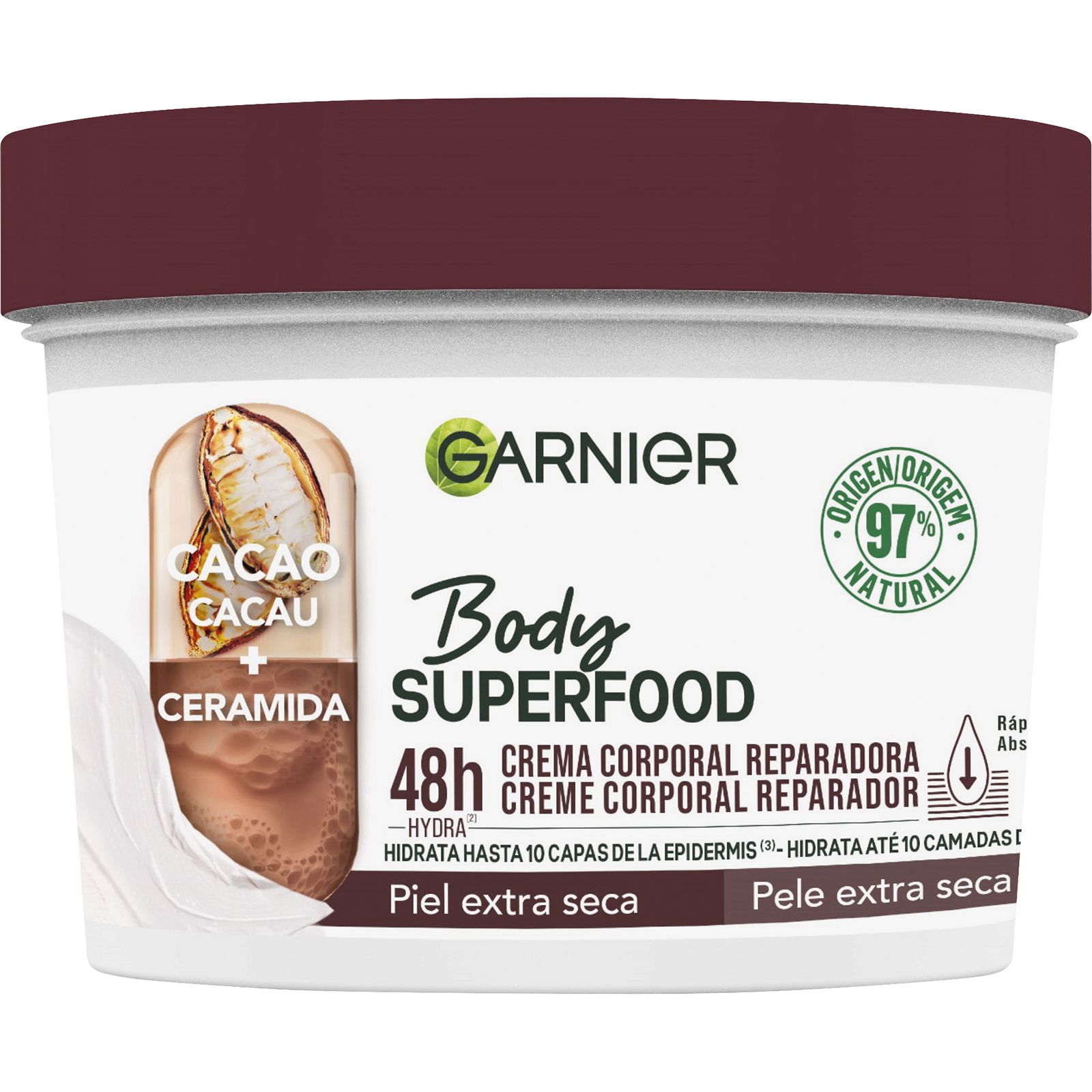 Body Superfood Cacao y Ceramída