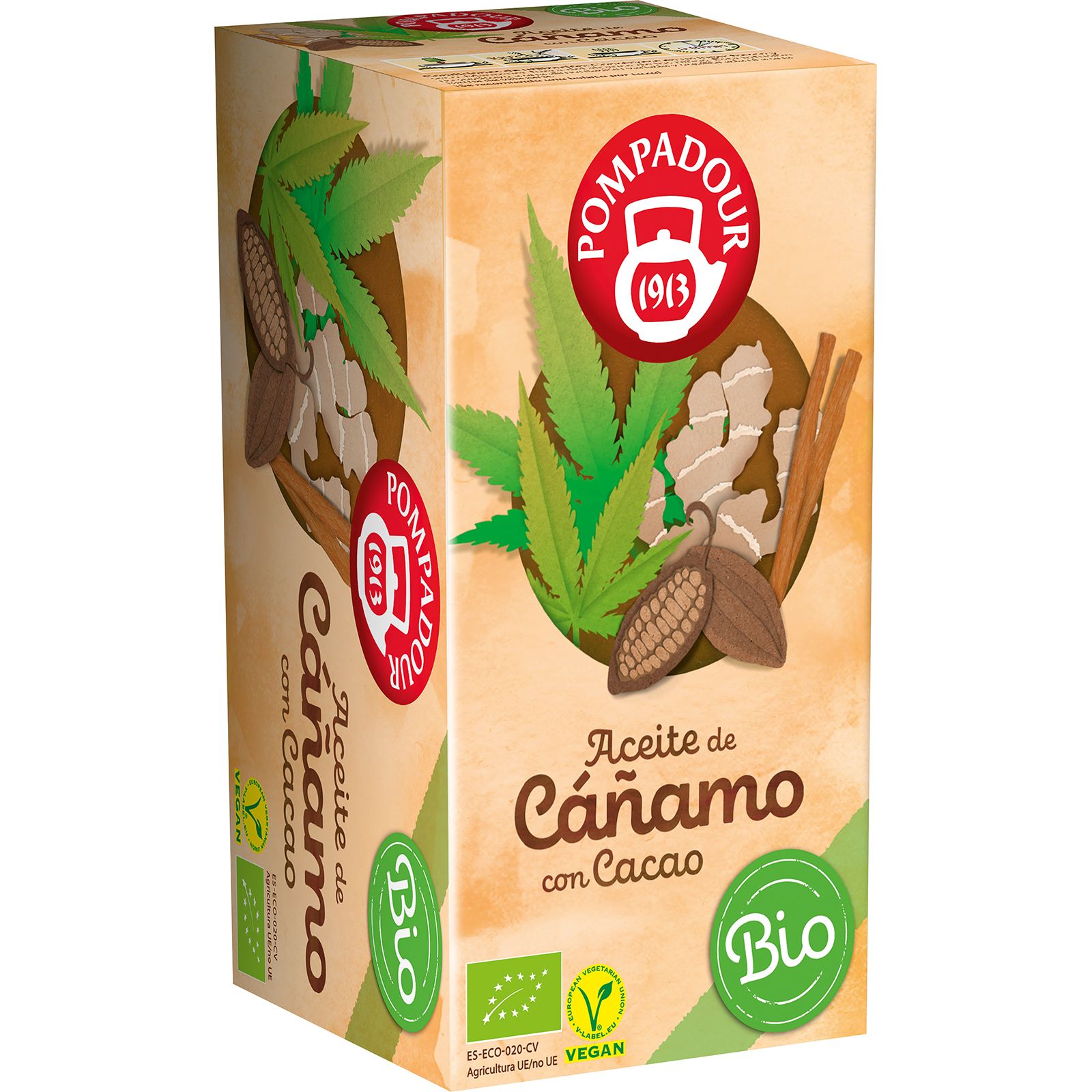 Aceite de Cañamo con Cacao Bio