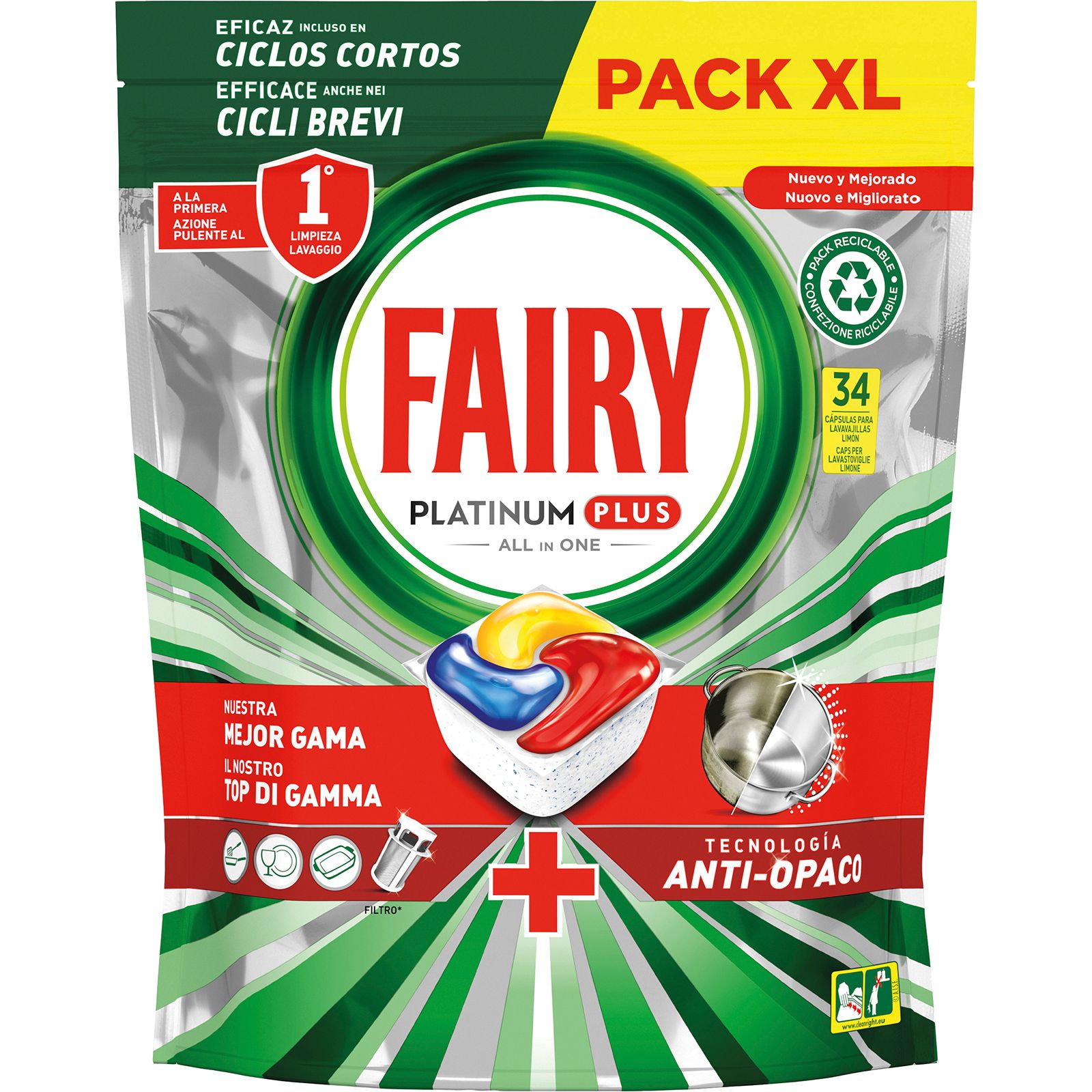 Lavavajillas Máquina Platinum Plus XL