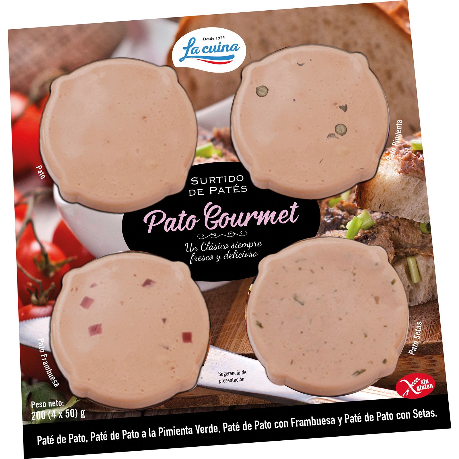 Tabla de Pato Gourmet 4 sabores