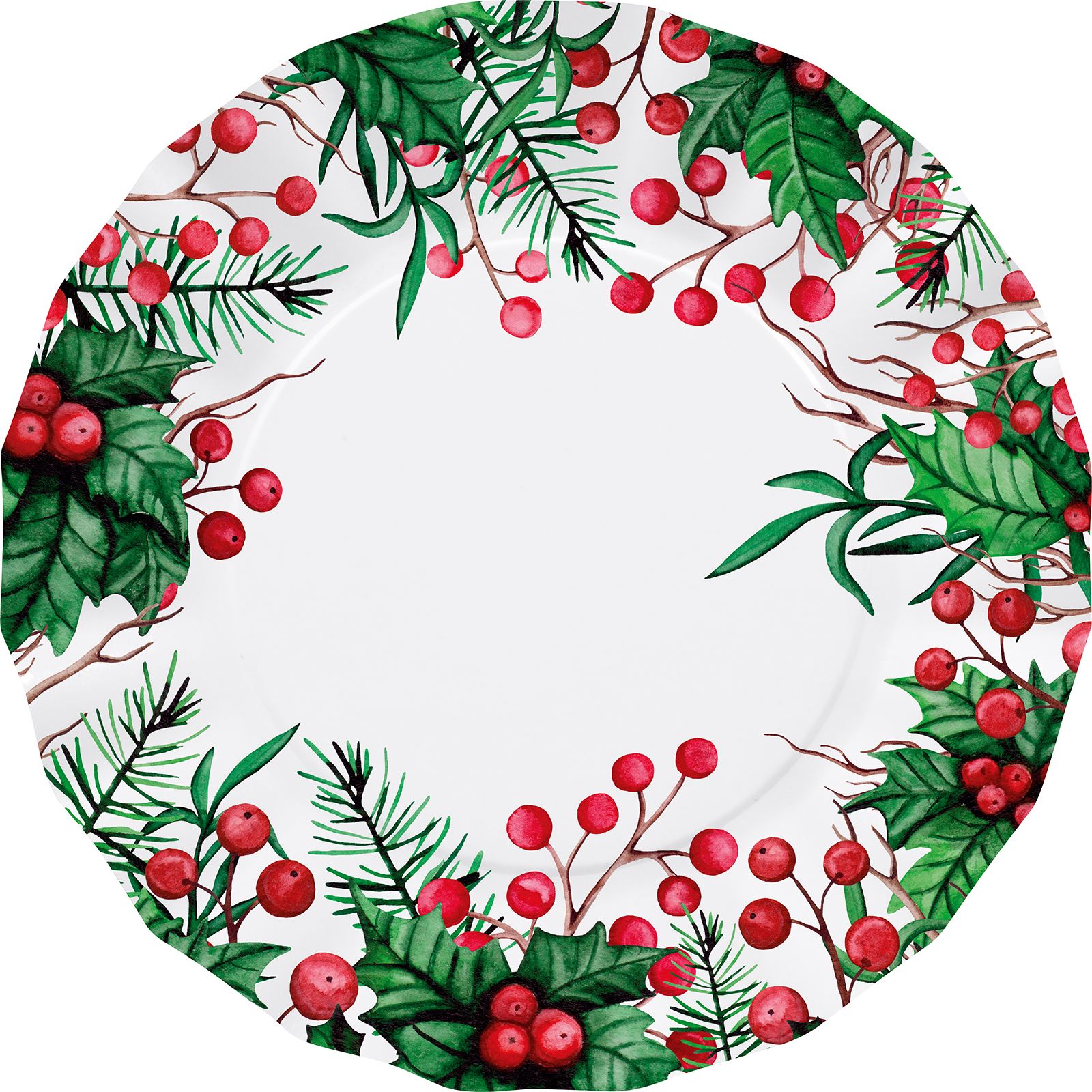 Plato Holly Red 23 cm