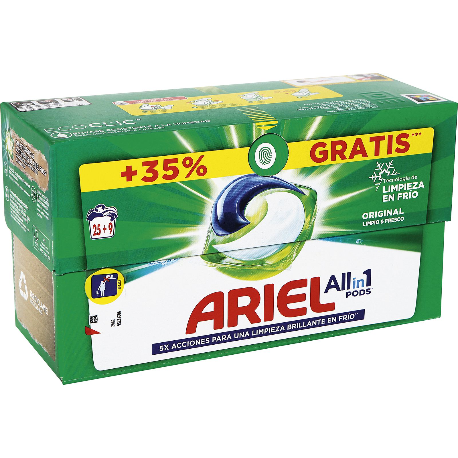 Detergente 3 en 1 Cápsulas