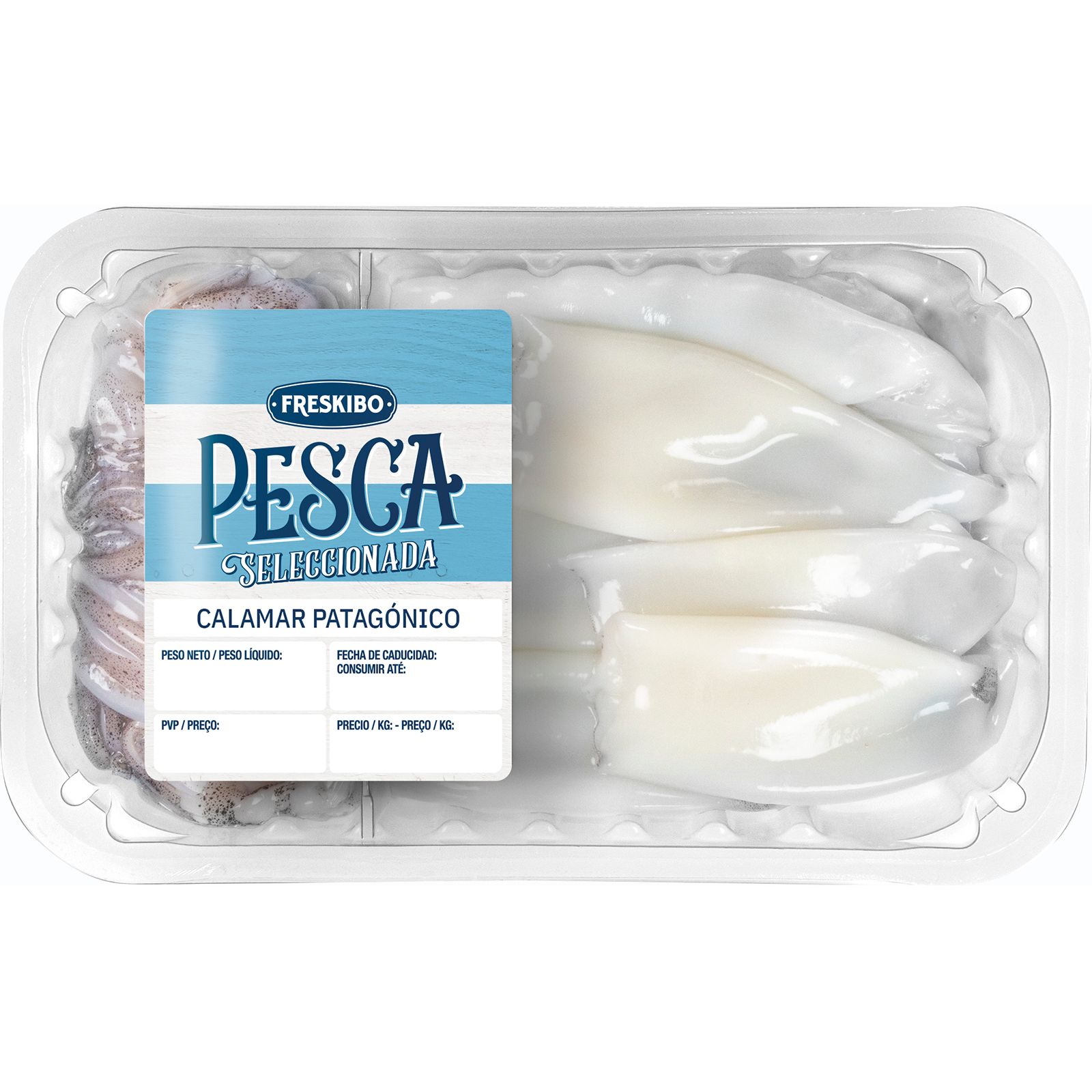 Calamar Patagonico Limpio