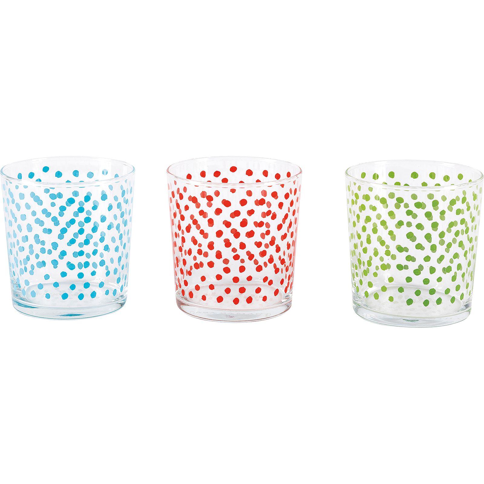 Set de Vasos de Agua Puntos, 0,345 L