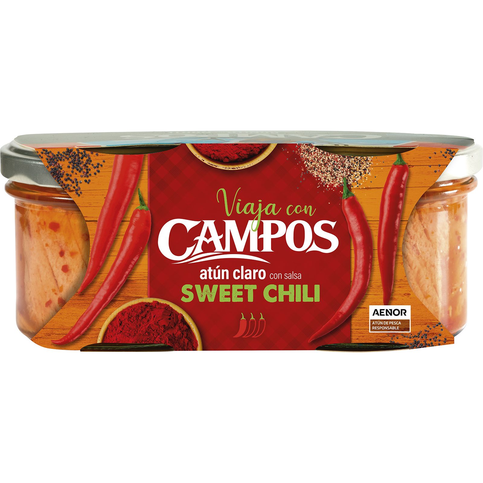 Atún Claro con Salsa Sweet Chilli